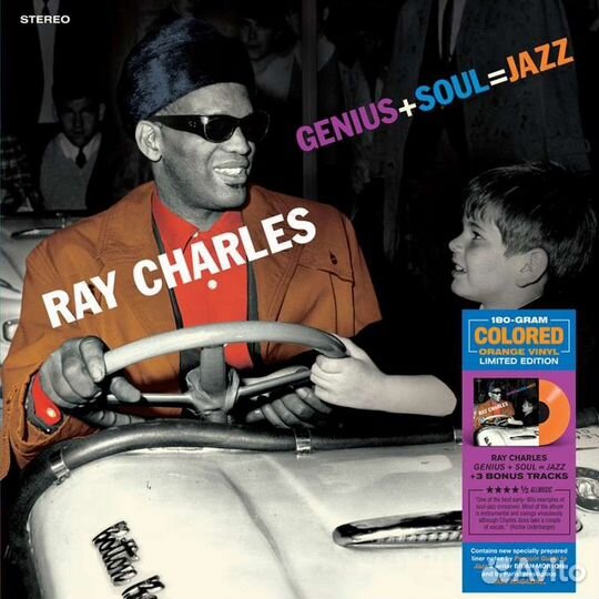 RAY Charles genius + soul jazz limited LP