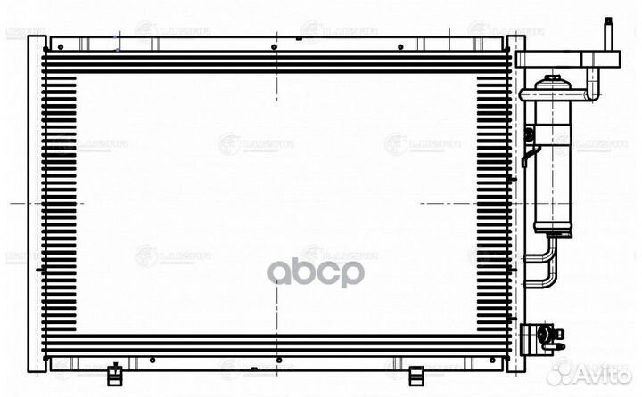 Радиатор кондиц.ford ecosport (14) 1.6I/2.0I L