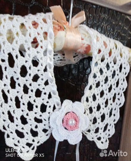 Воротник крючком