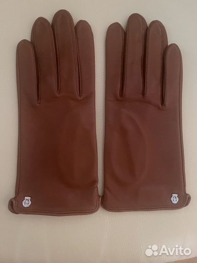 Перчатки женские кожаные размер 7
