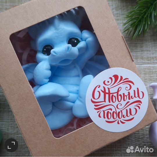 Мыло ручной работы дракон