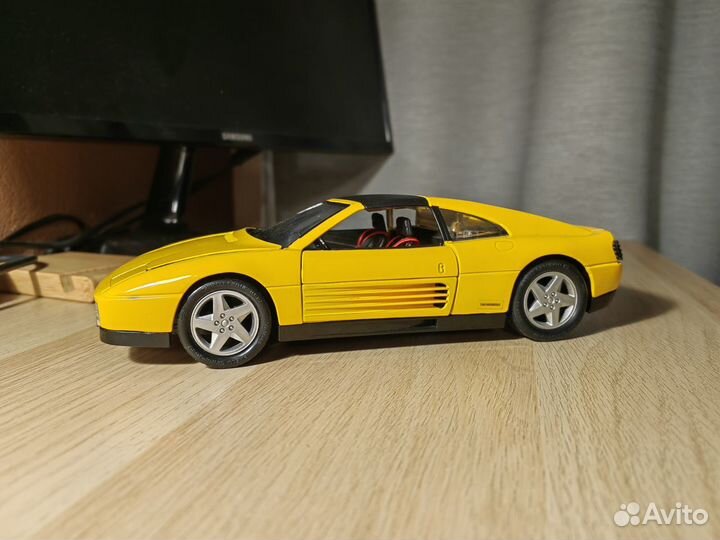 Модель Ferrari 348ts, Maisto, масштаб 1/18