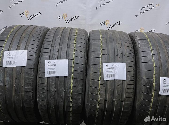Continental SportContact 6 285/35 R23 94Y