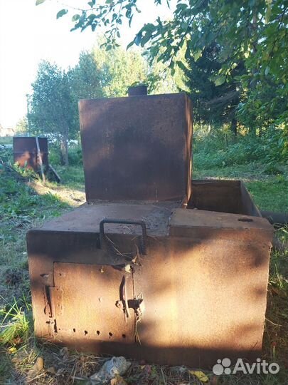 Печь для бани с баком доя воды