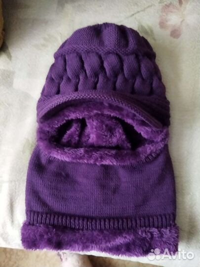 Шапка для девочки зимняя,разм54-56