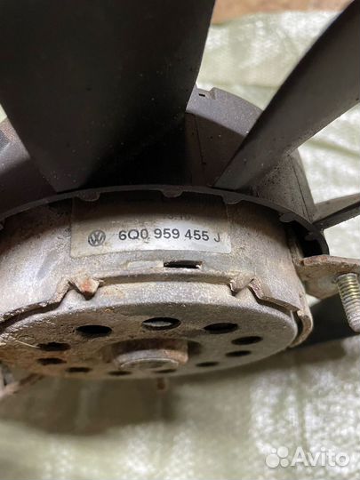 Вентилятор радиатора Skoda Fabia 2001г Хетчбэк