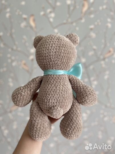 Вязаный «Мишка Тедди» ручной работы