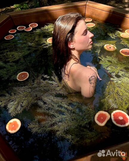 Банный чан-купель с подогревом