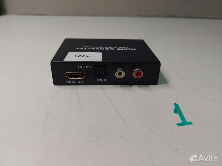 Hdmi конвертер. hdmi - hdmi + spdif + 2xRCA