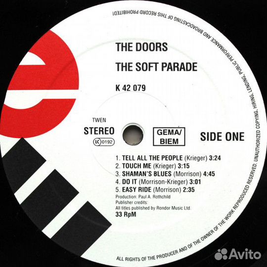 Винил The Doors – The Soft Parade LP