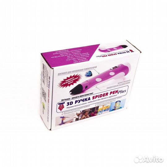 3Д ручка Spider Pen start розовая