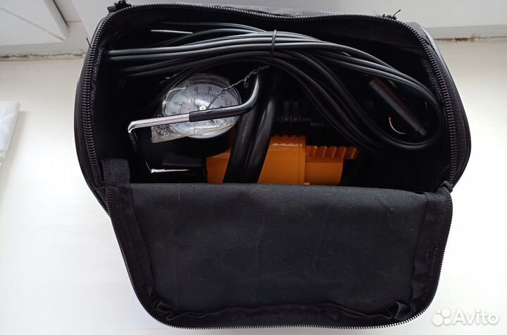 Компрессор автомобильный Denzel DC-20 + манометр