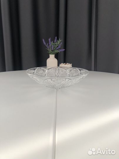 Салатник хрустальный
