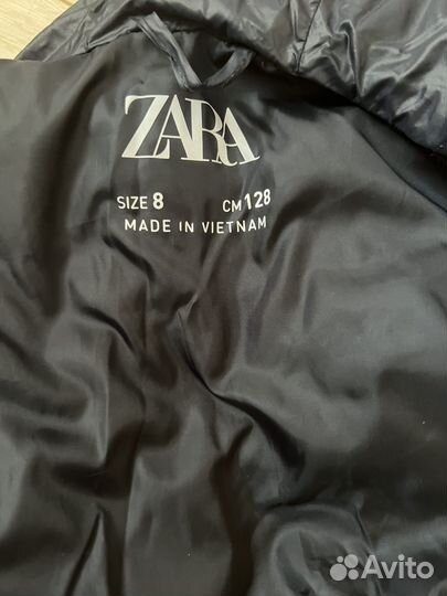 Пальто для девочки zara 128