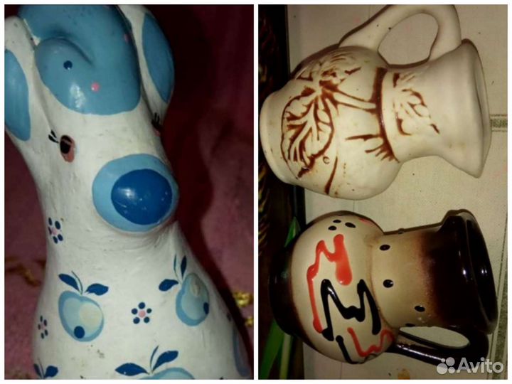 Глиняные. 3шт