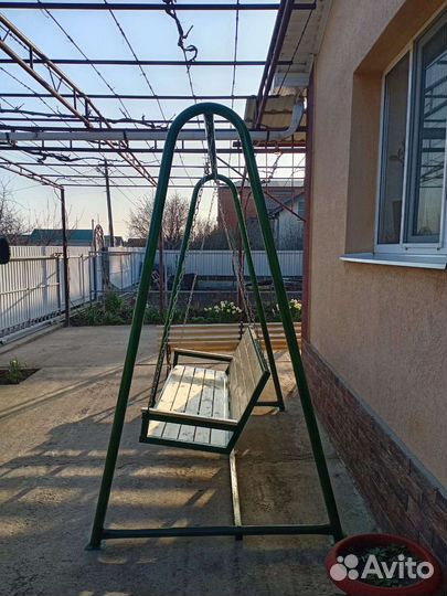 Садовые качели лофт