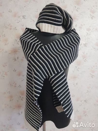 Комплект: Шапка-берет и Шарф