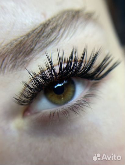 Наращивание ресниц премиум