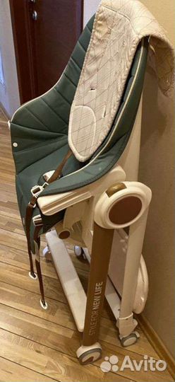 Стул для кормления happy baby berny V2, dark green