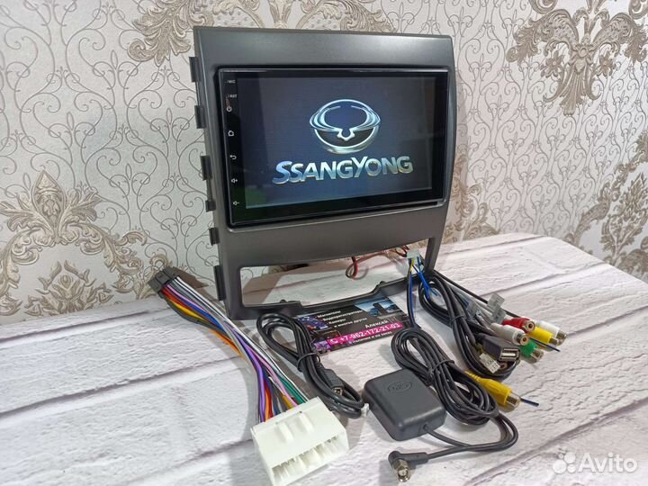 Магнитола Ssangyong Action new android новая