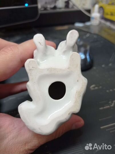 Фарфоровая статуэтка пудель