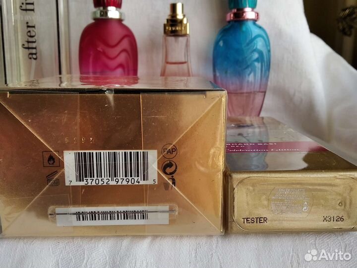 Оригинальная парфюмерия. Остатки во флаконах