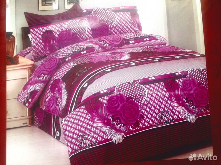 2сп комплект постельноно белья из сатина. Новый