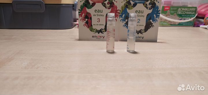 Eau de sisley 2, 3 набор пробников 2 шт