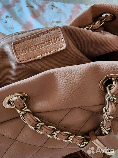 Сумка love republic пыльно розовая