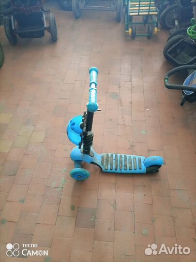 Самокат детский трехколесный