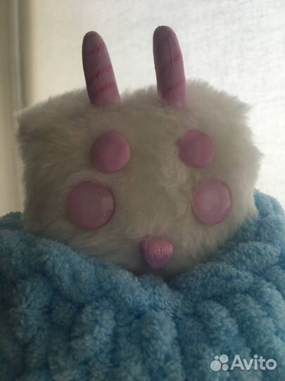 Игрушка ручной работы в смешанной технике