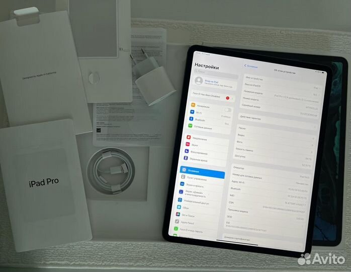 iPad pro 12.9 LTE 3 покление 100 Аккумулятор