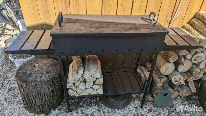 Мангал в стиле лофт