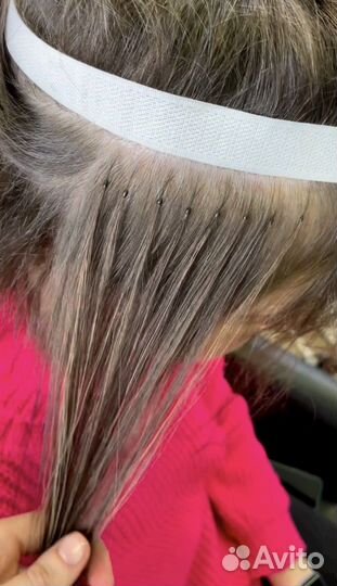 Наращивание кудрявых волос на короткие волосы