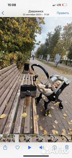 Коляска автокресло doona с базой isofix