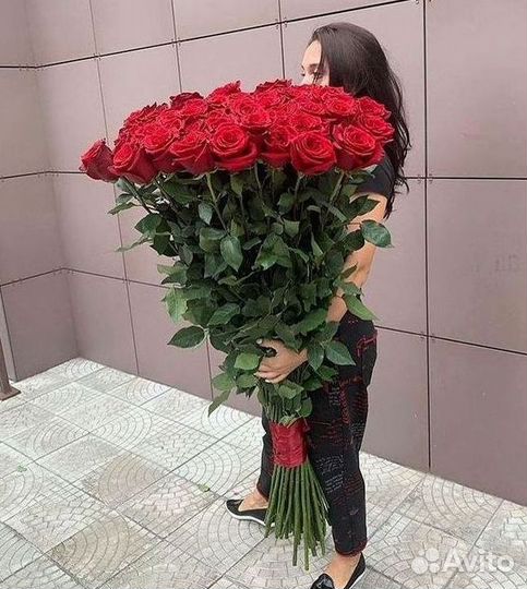 Высокие Розы Гиганты Доставка Круглосуточно