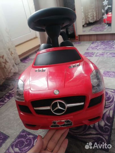 Детская машинка каталка mercedes