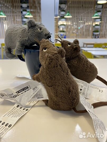 Мышка любопытка.Новые,с этикетками.Икеа