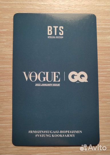 Кпоп карты bts GQ