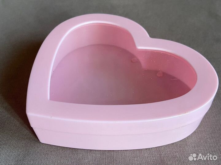 Коробка Сердце пластик