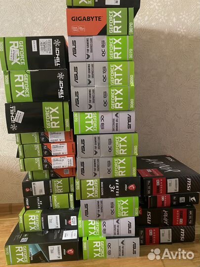 Коробки от видеокарт