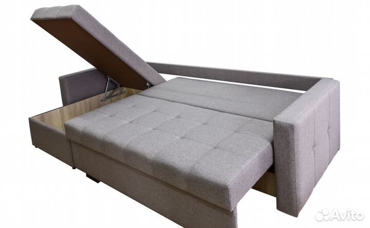 Диван-Еврокнижка угловой со спальным местом