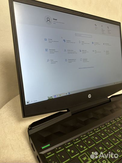 Ноутбук hp pavilion gaming laptop 15