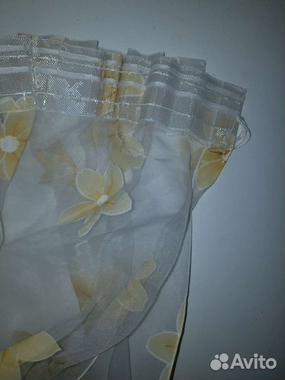 Комплект шторы и тюль органза. Скатерть+ салфетки