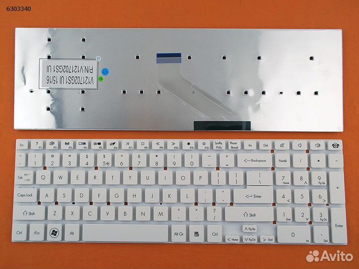 Клавиатура Acer packard bell NV55s NV57H NV75S бел
