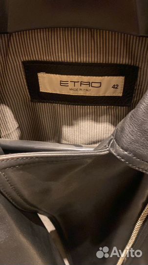 Кожаная куртка etro