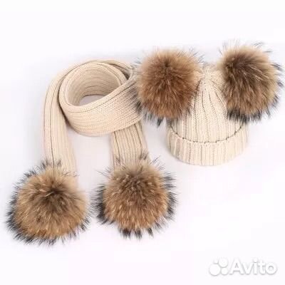 Комплект детский Шапка+шарф