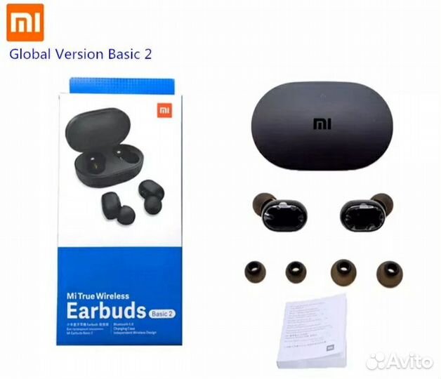 Беспроводные наушники xiaomi earbuds basic 2