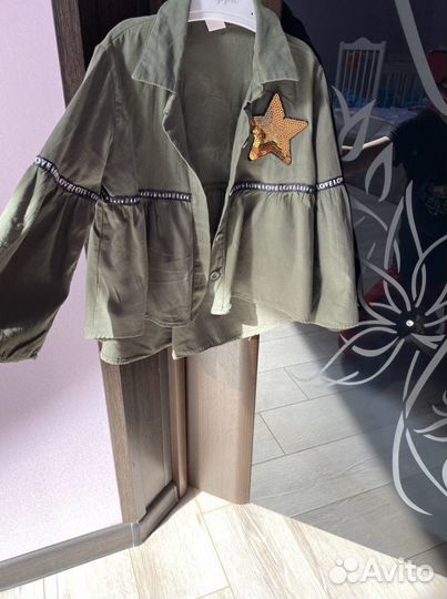 Рубашка для девочки104-110