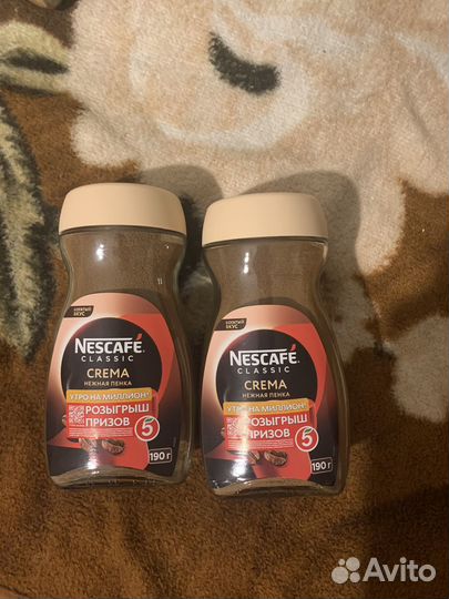 Кофе Nescafe crema 190 г